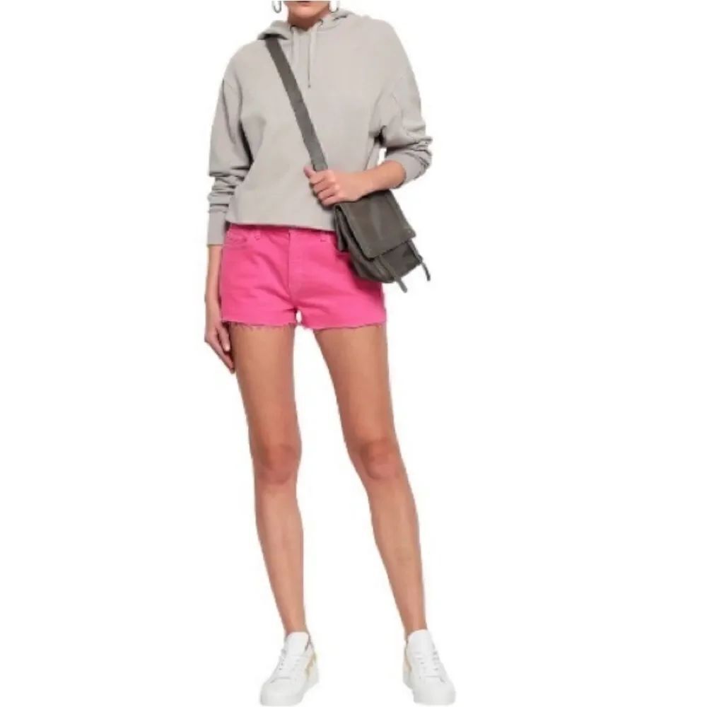 Current Elliott jeans denim Boyfriend pink Shorts size 27 new